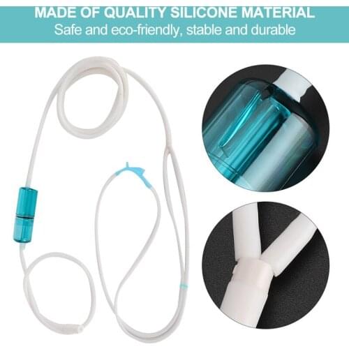 2Meters Silicone Oxygen Tube Double Nasal Congestion Repeat Nasal Oxygen Tube Household Itchy Suction Machine Accessories