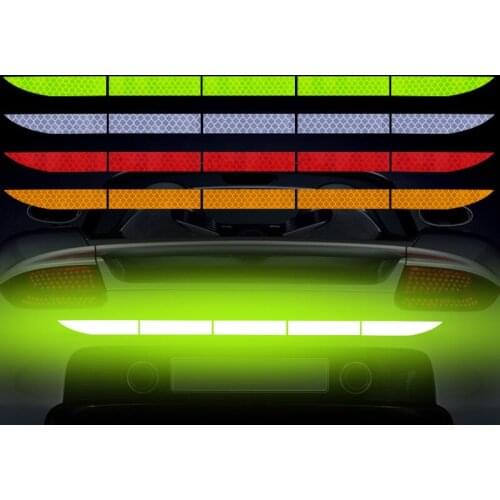 Car Trunk Reflective Warning Sticker Strip For Lada Granta Vaz Kalina Priora Niva Samara 2 2110 Largus 2109 2107 2106