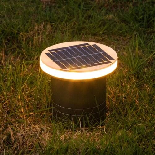5PCS Outdoor Solar LED Underground Light Solar Pathway Lawn Buried Lights 2/3W Landscape Light Recessed In Ground Light