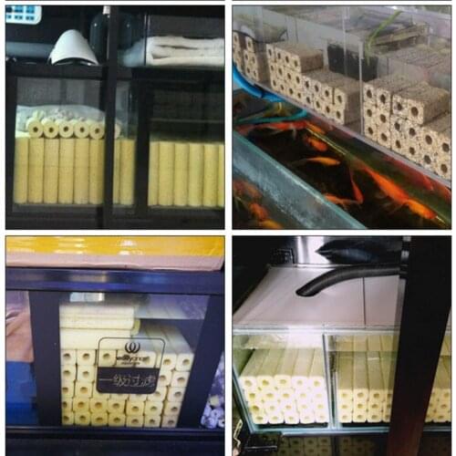 High Quality Ceramic Bio Porous Filter Media Biological Rings Aquarium Fish Tank Nitrifying Bacteria Biocycle Material