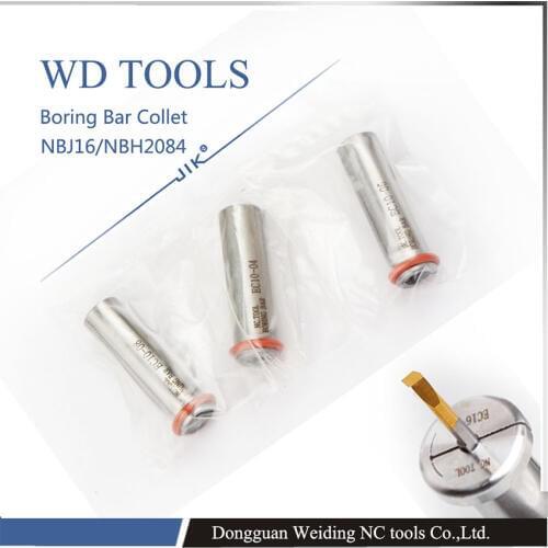 1pcs EC10-04 and 1pcs D4-2-6L tungsten bar sleeves collet DBJ tungsten steel rod collet for the EC10 4 adjustable sets