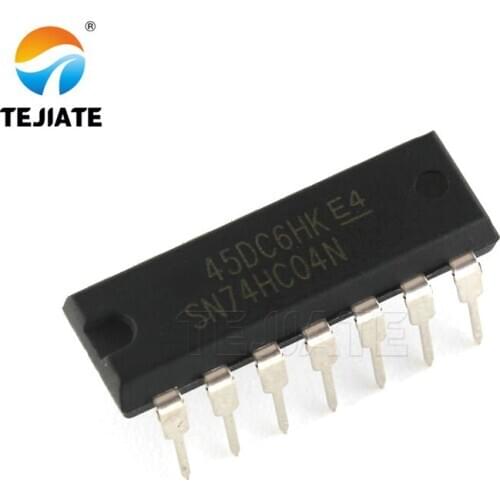 10PCS SN74HC04N DIP14 SN74HC04 DIP 74HC04N DIP-14 74HC04 new and original Inverter IC