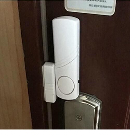 2020 Door Window Sensor Wireless Burglar Alarm with Magnetic Sensor Home Safety Wireless Longer System Security Device White