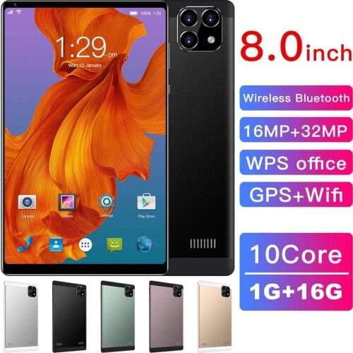 2021 Tablet 8Inch Android 8.1 Tablet PC Dual Sim Phone Pad Tablets RAM1GB+ROM16GB PC Phablet 4000mAh Tablet Android планшет