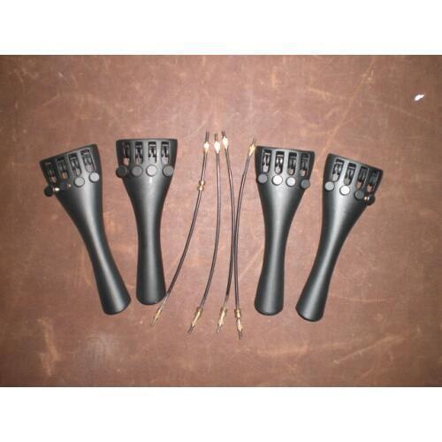 4 PCs Quality VIOLA Tail piece 15 inch and 4 PCs Viola Tail guts