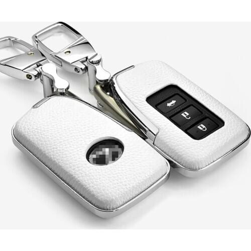 Auto Key Case Cover Car Styling For Lexus New RX/GS ES IS NS NX Car Remote Key Shell Key Cover Set With Keyring Keychain