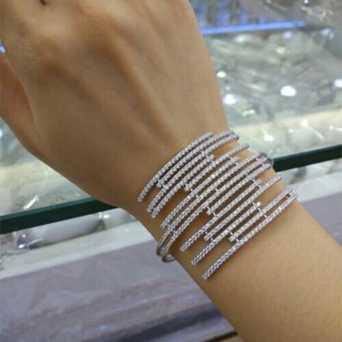 Lyd02 Luxury Wedding&Party Jewelry for Women, Fashion cute&sweet AAA CZ fancy stones crystal shinning long drop tassel pd