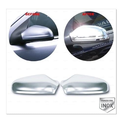 For Opel Astra H Chrome Mirror Cover 2 prç. 2004-2010 inter P. Steel Accessories Modified Tunnıng Design Free Fast Shipping Designed