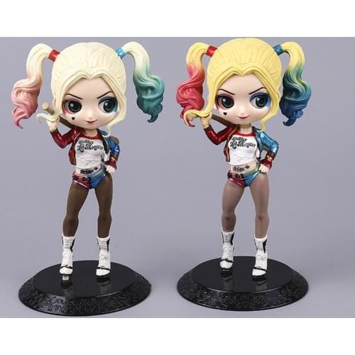 Suicide Squad Joker Vinyl Action Figure Clown girl toy doll decorative ornaments model toys for decoration