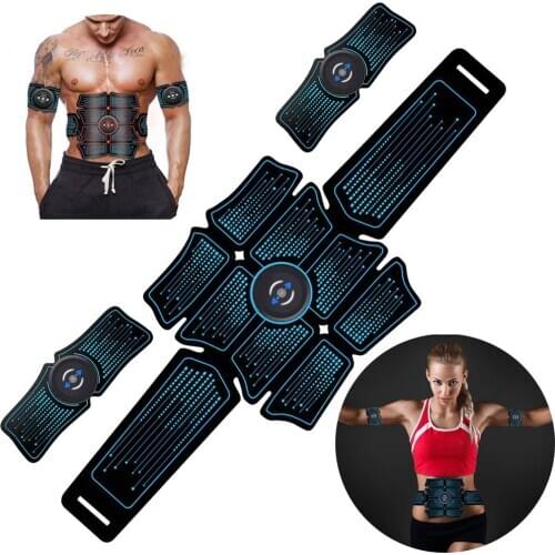 Muscle Electro Stimulator EMS Gym Electrostimulator Abdominal Electric Massager Training Apparatus Fitness Machine Building Body
