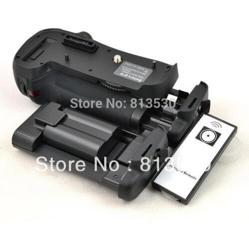 MB-D12 Battery Grip + IR Remote Control + EN-EL15 Battery for Nikon D800 D800E D810 Digital SLR Cameras