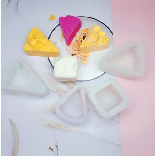 Cheese Cake Tool Silicone Mold Candle Soap Making Mould DIY Chocolate Fondant Candy Cookie Pie Baking Tool