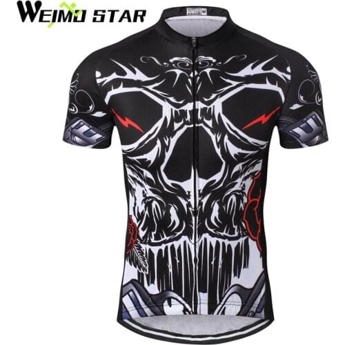 WEIMOSTAR Team Men MTB Bike Ropa Ciclismo Breathable Clothing Short Sleeve Shirts Bicycle Cycling Jerseys Top S-5XL