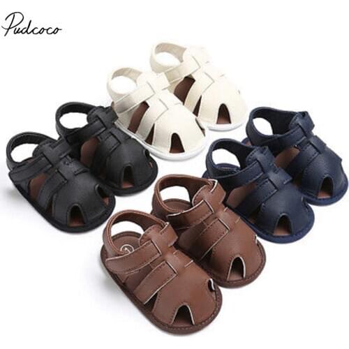 Helen115 Lovely Newborn Baby Boy Soft Sole Casual Crib Shoes 0-18 Month
