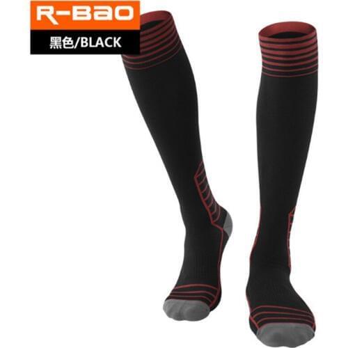 Running Compression Socks (2 Pairs/lot) R-BAO RB7709 Cotton Men Marathon Socks Outdoor Sports Socks