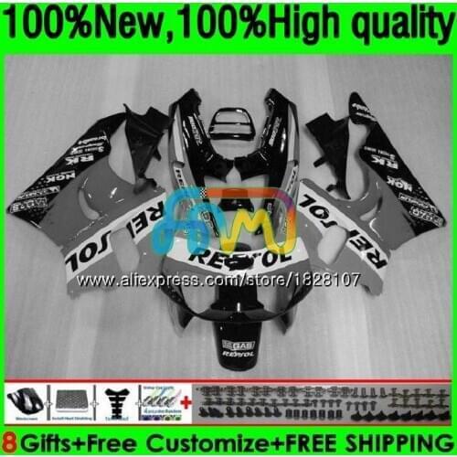Body For HONDA CBR 900 893RR CBR900RR CBR893RR 94 95 96 97 Grey Repsol 150BS.117 CBR900 CBR893 RR 1994 1995 1996 1997 Fairings