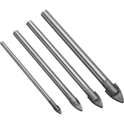 4Pcs Glass Drill Bit High Quality Glass Drill Head 3mm 5mm 6mm 8mm Tile Ceramic Drill Bit Set For Glass Porcelain Mayitr