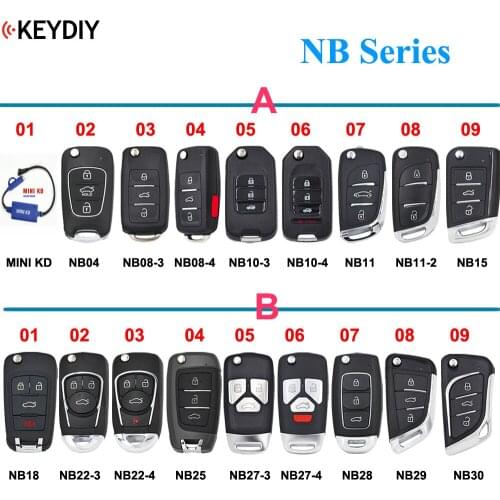 Original Universal KEYDIY Remote Control Key NB-Series for KD900 KD-X2 MINIKD ,URG200 NB04 NB08 NB10 NB11 NB15 NB18 NB28 NB29