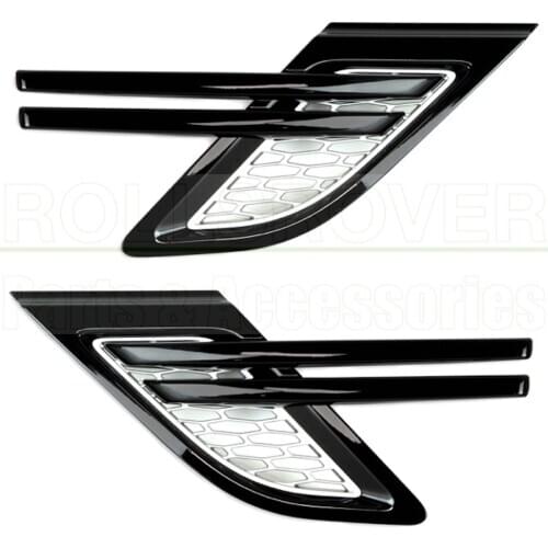 ROLLSROVER Pair of Front Fender Air Vents Molding For Range Rover Sport 2014-2017 OEM LR062117 LR062112