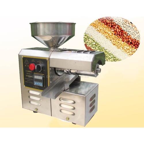 Edible Oil Press Machine,High Oil Extraction Rate Labor Saving, stainless steel Oil Presser for Household SG30-1