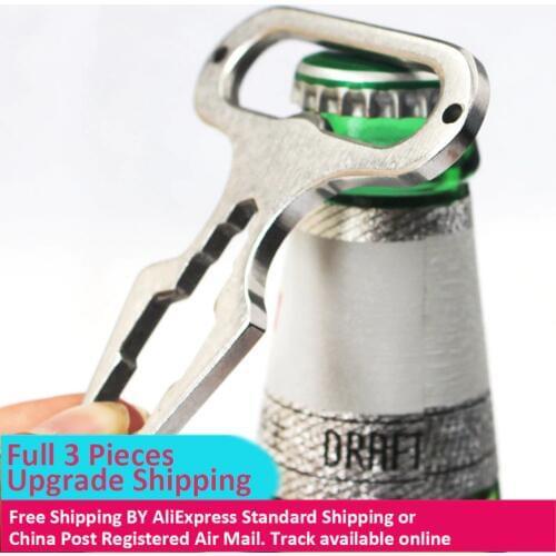 Self Defense Supplies Protection Tool Weapons Personal Self Defence Stainless Steel Bottle Opener Combination Wrench