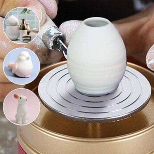 Professional Mini Pottery Wheel for School Ceramic Teaching Pottery Bar DIY Shop Home Use Gift for Children HFing