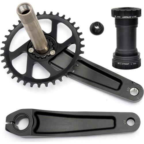 GXP fahrrad kurbel mit tretlager 170/175mm mountainbike kurbel 3/6mm offset kettenrad 30T/32T/34T/36T/38T SRAM kurbel