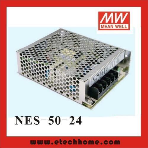 High Quality Mean Well Switching Power Supply 50W 24V 2.2A NES-50-24 Single Output for CNC kits