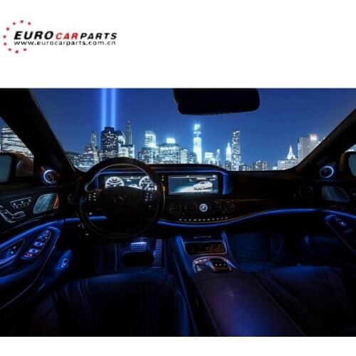 W205 ambient light for C-class W205 2014-2019year 6pcs LED trims with 64 colors