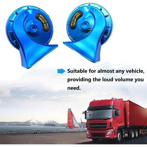 12V Waterproof 115dB Universal 12V 420DB Electric Air Horn Loud Raging Sound Car Truck Boat Siren Auto Replacement Parts