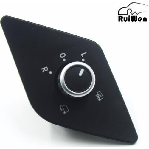 16D959565A Chrome Mirror Adjust Control Switch Knob W Heat Folding For Volkswagen VW Jetta Mk6 VI 2011-2013