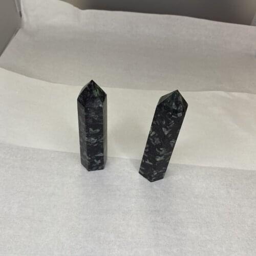 Beautiful natural mineral lapis lazuli Crystal pillar meditation reiki healing polished crystal stone for jewelry making