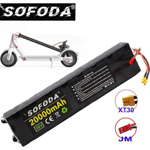 36V 20Ah 18650 lithium battery pack 10S3P 20000mah 250W-500W Same port 42V Electric Scooter M365 ebike Power Battery with BMS