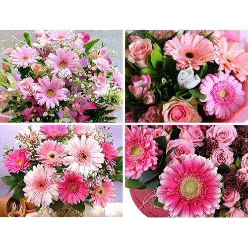 5D Diamond Embroidery Flowers Full Square Diamond Painting Diamond Mosaic Home Decor Cross Stitch Kits Handmade Hobby