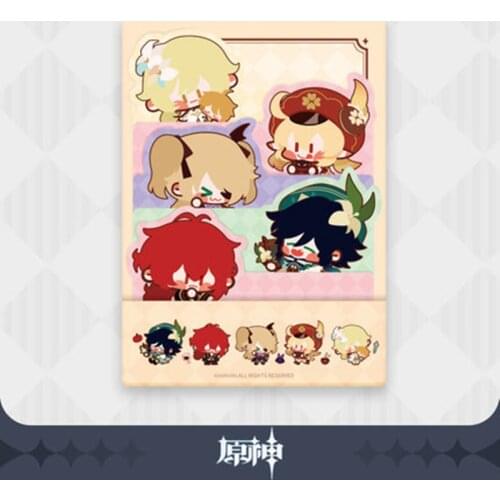 Animation Game Genshin Impact Q Version Animation Notes, Official Authentic, Practical And Convenient, Christmas Gifts