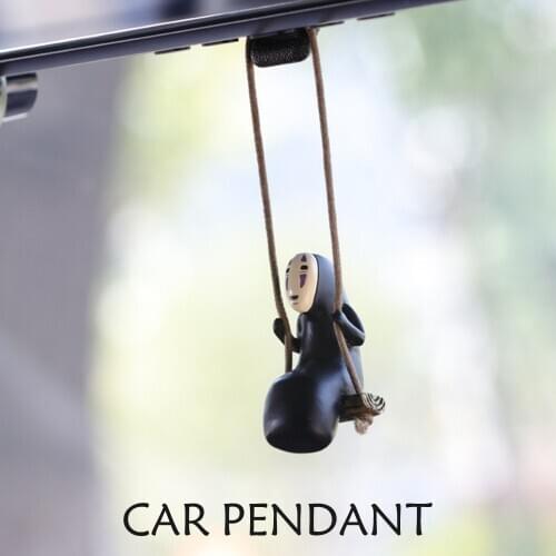 Car Pendant Ornaments Faceless Male Car Rearview Mirror Hanging Perfume Pendant Air Freshener Car interior decoration Ornaments