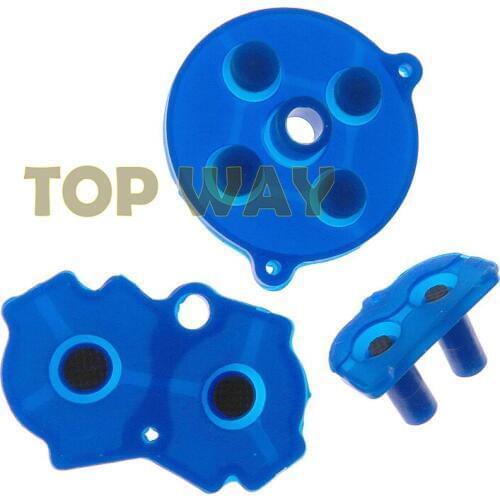 1Set Colorful Rubber Conductive Buttons A-B D-pad for Nintend GameBoy Advance GBA Silicone Conductive Start Select Keypad