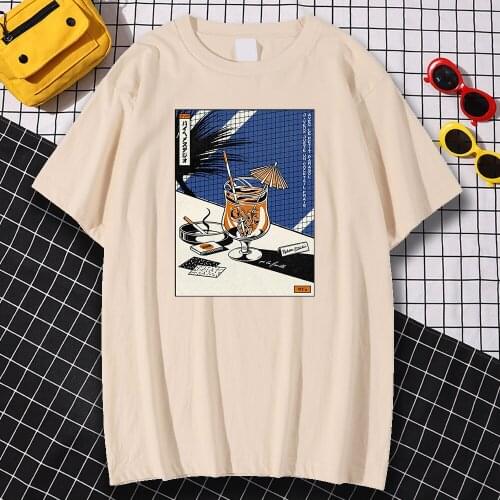 Short Sleeve S-Xxxl Male Tshirt Fashion Vintage Tee Shirts Graphics Retro Picture Printing Tops Crewneck Oversized Tshirts Men