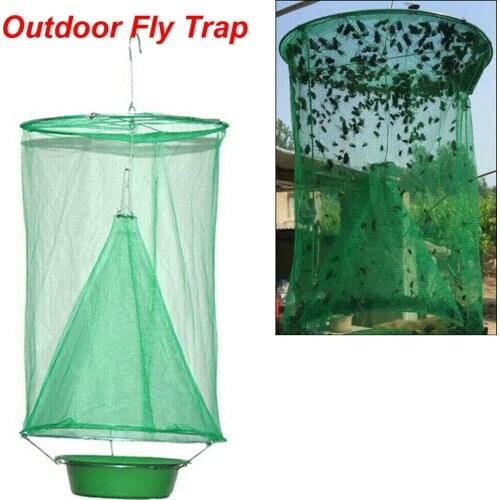 Hot Sale Hanging Folding The Ranch Fly Trap The Most Effective Made Powerful Capture Of Suspen Garden Outdoor