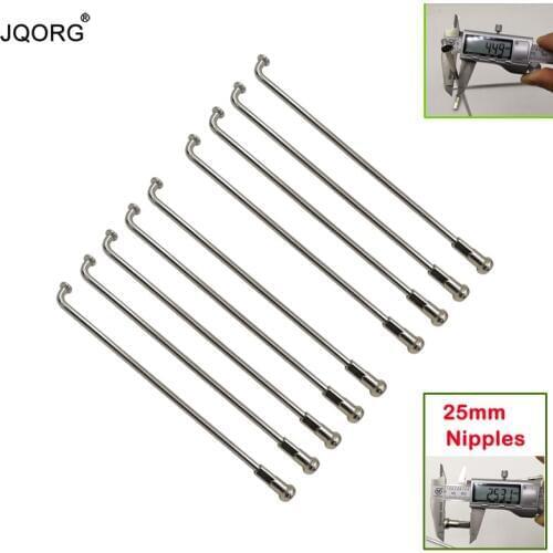 7 Gauge Diameter 4.5 mm Equal Diameter Round Body J-bend Motorcycle Spokes 304 Stainless Steel Materil Lighting Sliver Needles