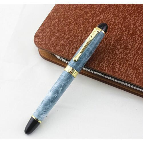 JINHAO 450 Blue marble Rollerball Pen High Quality luxury office school Stationery material supplies Full metal