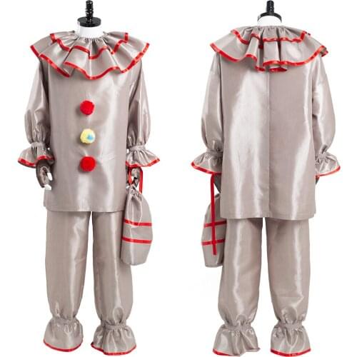 American Horror Story Twisty The Clown Cosplay Costume Outfits Halloween Carnival Suit