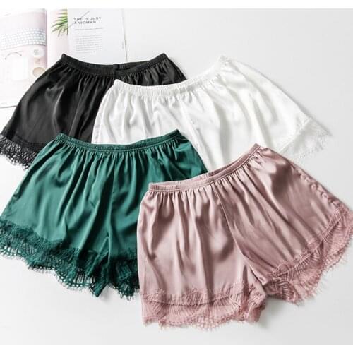 2020 summer womens fashion new xl-3xl Anti-light lace outside wearing a simple Comfortable bottoming shorts are thin women y31