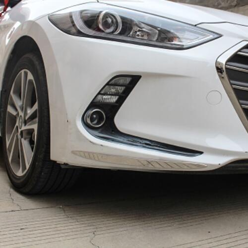 Front and rear bumper bumper strip lead modification For Elantra 2016 2017 2018