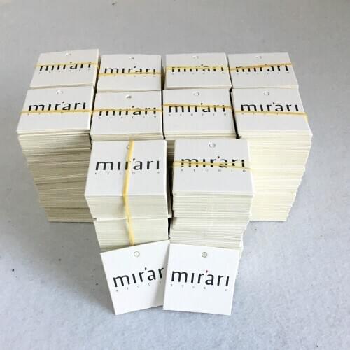 Custom Fashion Paper Hang Tags For Women Dress