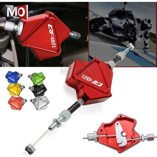 Motorcycle CNC Aluminum Stunt Clutch Lever Easy Pull Cable System For HONDA CRF450X CRF 450X 450 CRF450 X 2005-2017 2006 2007