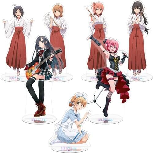 My youth romantic comedy is wrong as i expected Toys Double Sided Painting Acrylic Anime Toy Desktop Ornaments Toys