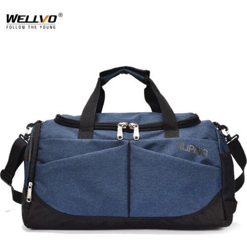 Nylon Travel Large Capacity Men Net Bag Luggage Travel Duffle Bag Weekend Bags Women Multifunctional Man Shoulder Bag XA123ZC