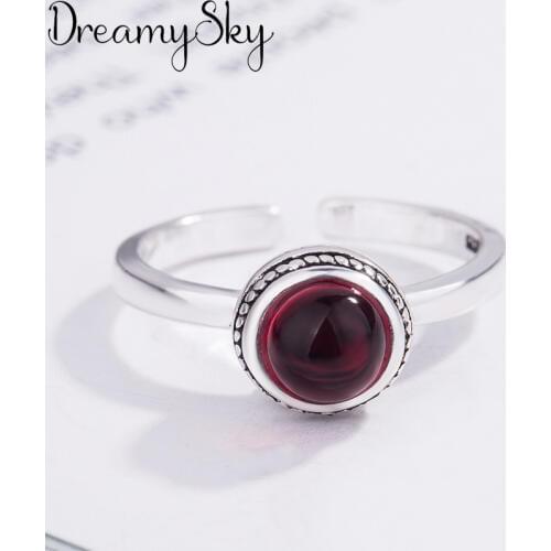 Wholesale Fashion Silver Color Big Rings For Women Girls Adjustable Size Open Crystal Ring Wedding Party Jewelry