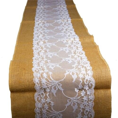Pastoral Cotton And Linen Table Cloth Lace Table Runner for Wedding Party Christmas Table Runner Tablecloth Decoration